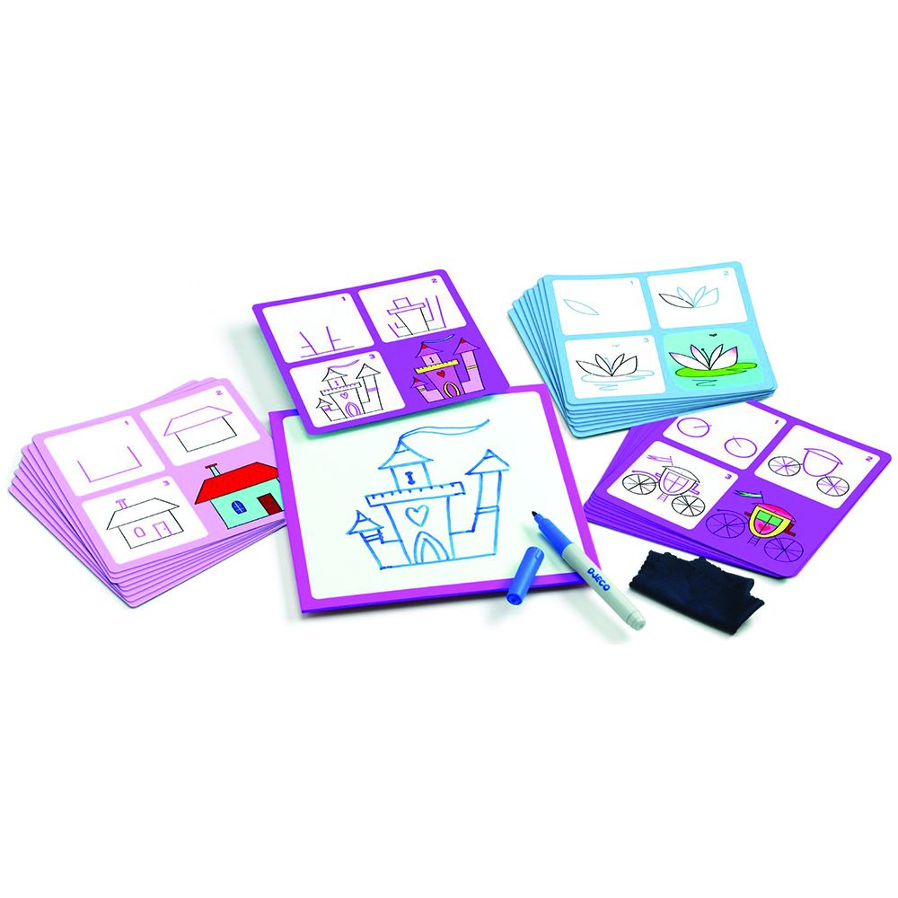 Комплект за рисуване стъпка по стъпка, Принцеси