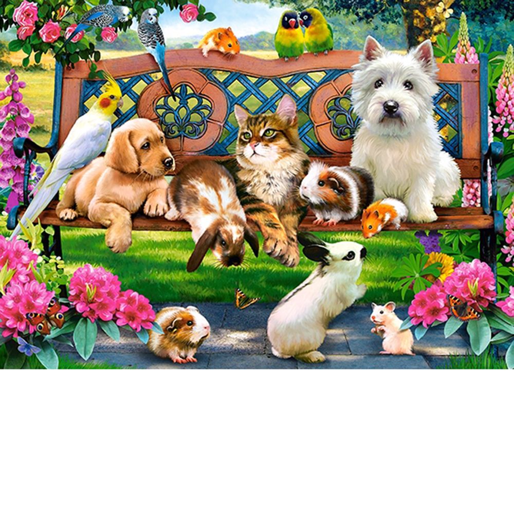 Домашни любимци в парка, пъзел 180 части
