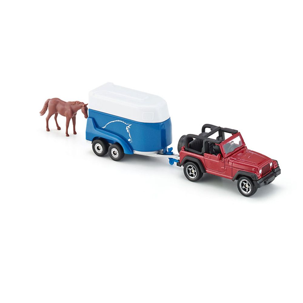 Джип, с ремарке за кон