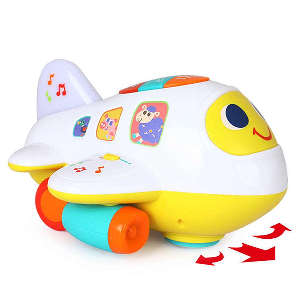 Бебешки обучаващ музикален самолет