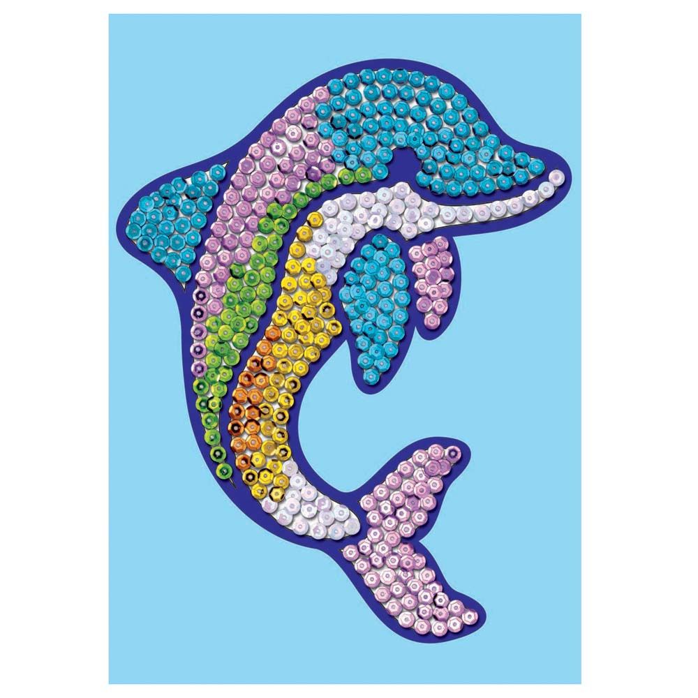 KSG crafts, Изкуство с пайети, Делфинче
