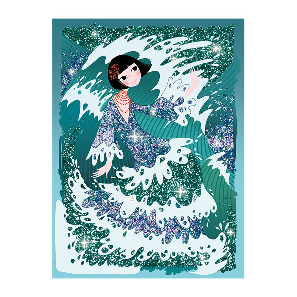 Комплект за рисуване с брокат, Облекла