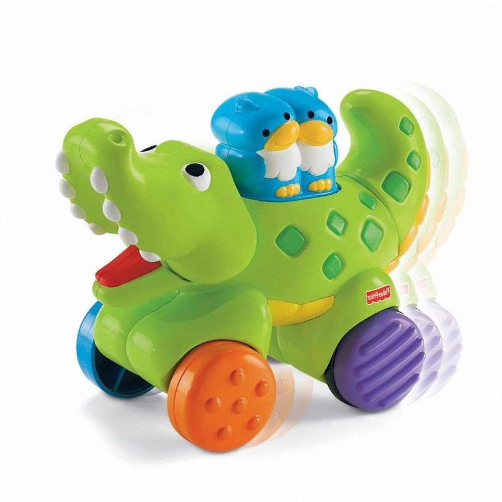 Забавно бебешко крокодилче, Натисни и потегли