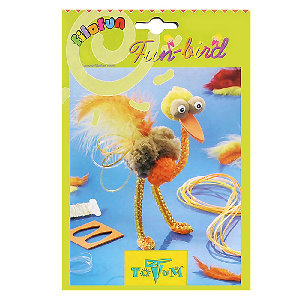 Totum, Направи си Щраус от цветни нишки, Filofun