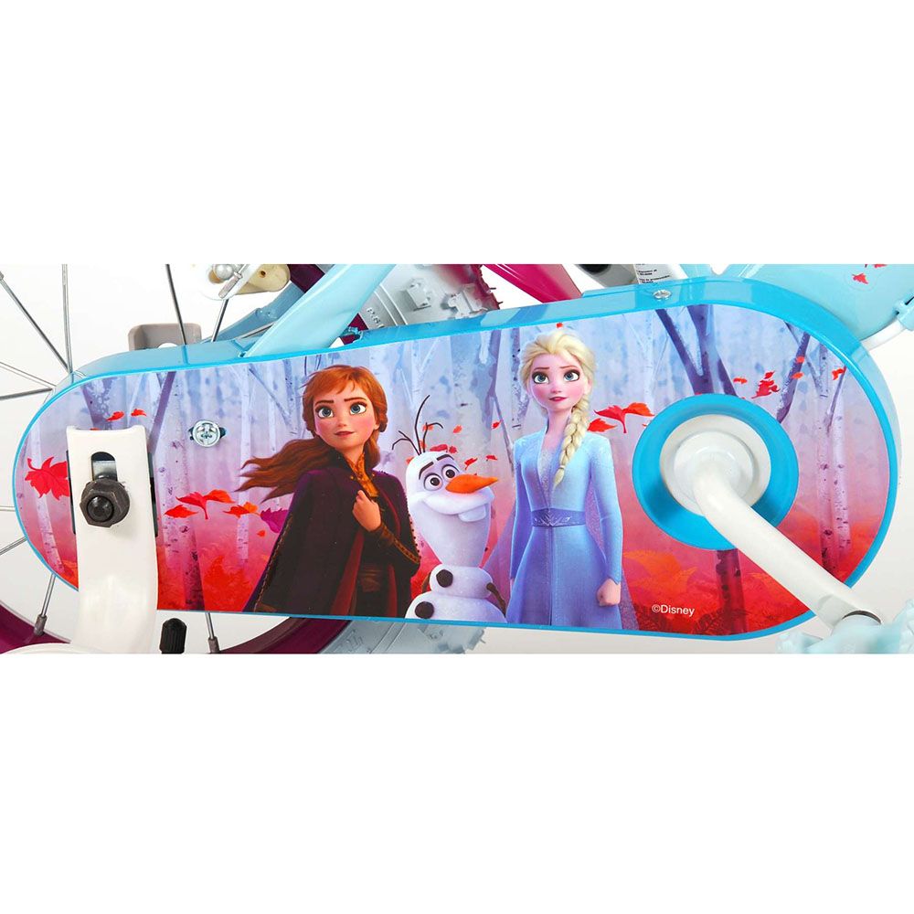Детски велосипед с помощни колела Disney Frozen 2, 12 инча