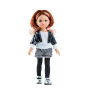 Кукла Рут, с пепитени панталонки, 32 см