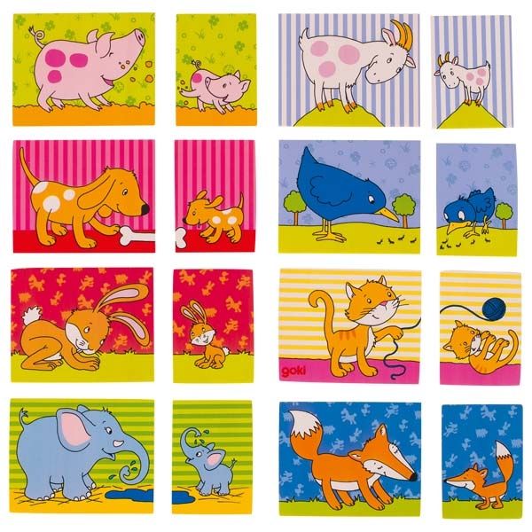 Goki, Мемо игра, Майка и дете