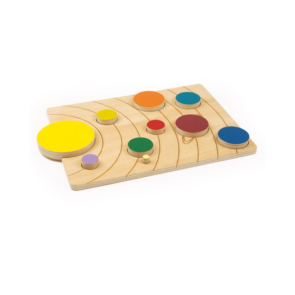 Andreu toys, Дървен пъзел, Слънчева система