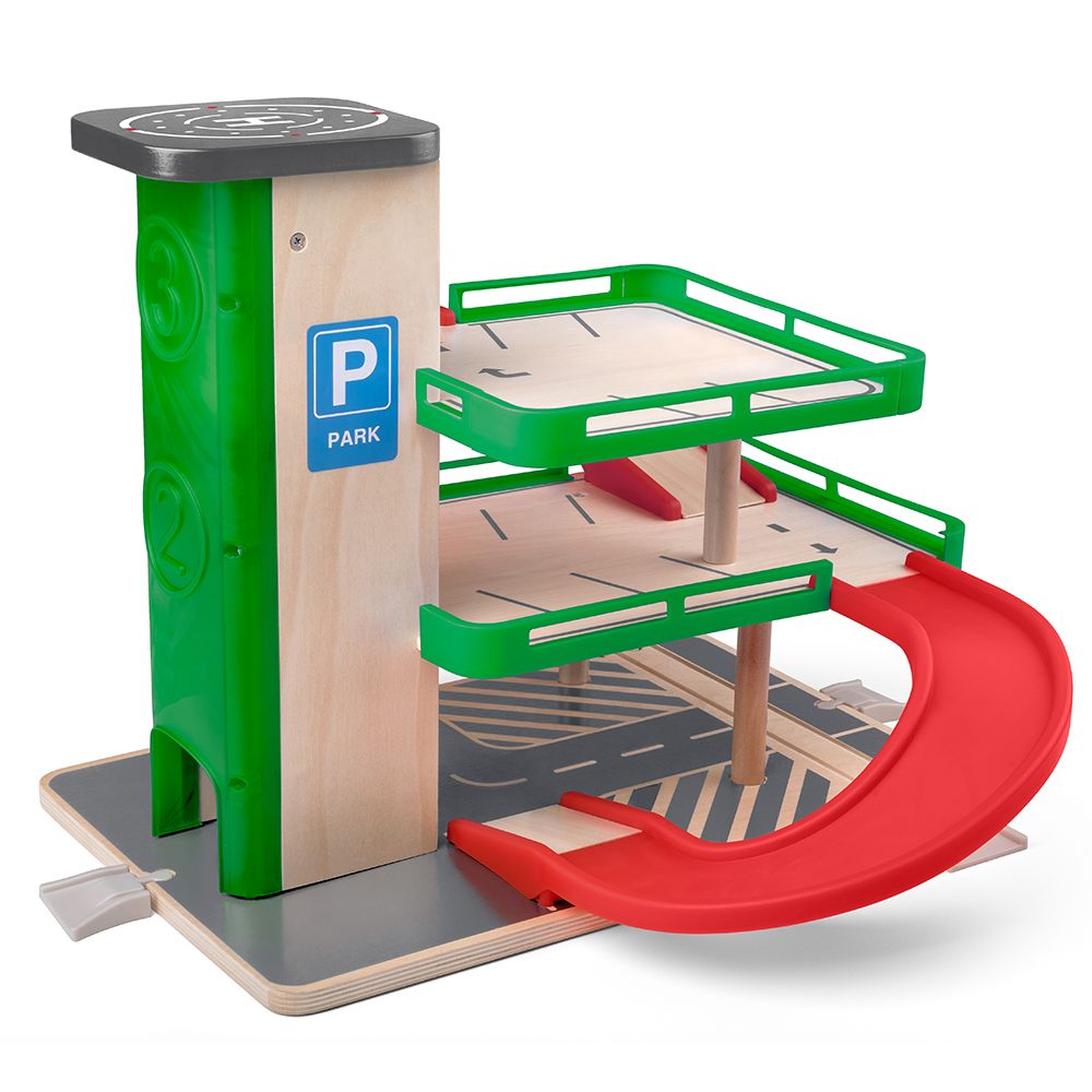 Woodyland, Дървен гараж с SIKU колички