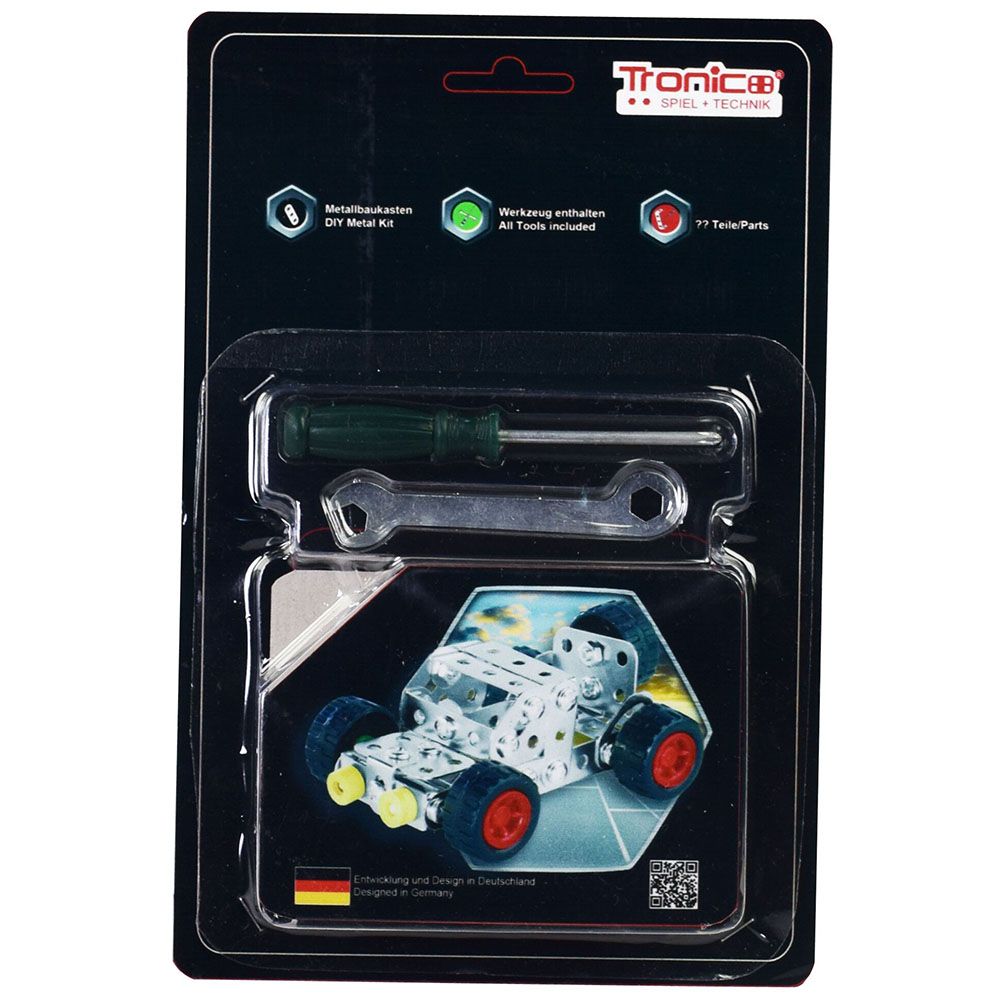 Метален конструктор, Silver, Превозни средства, Бъги, 91 части