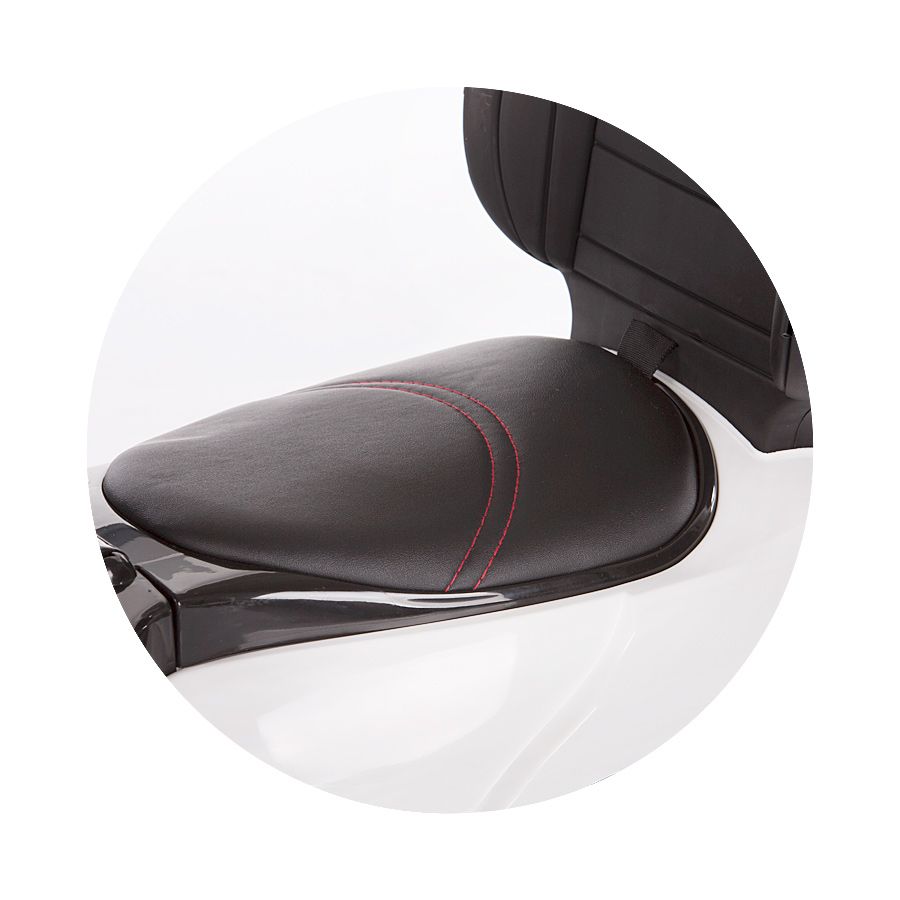 Количка за яздене с дръжка, Mercedes Benz GL63 AMG, бяла