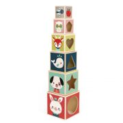 Кула от дървени кубчета за най-малките, Бебета животни
