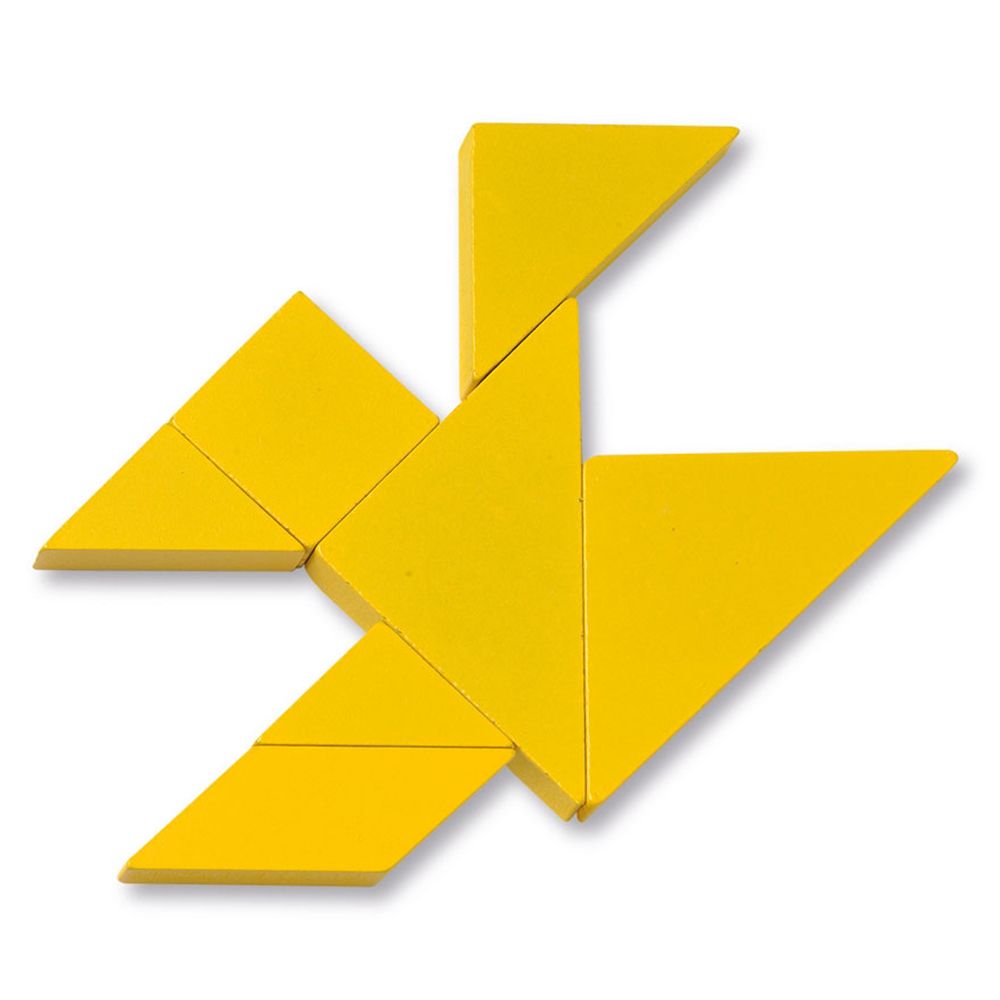 Дървен танграм за четирима