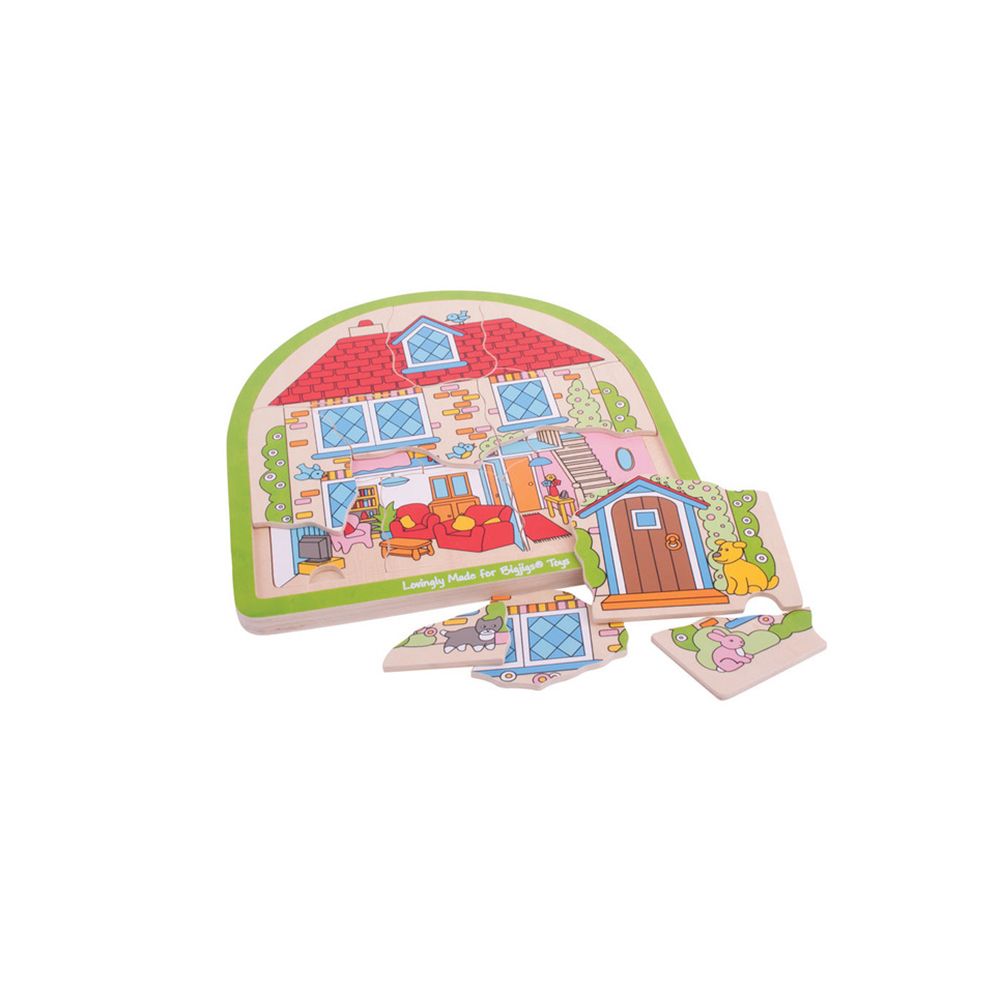 BIGJIGS, Дървен многослоен пъзел, Моята къща