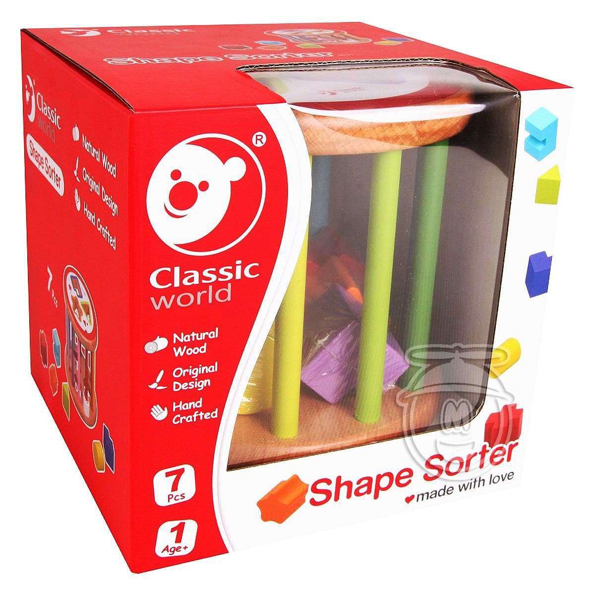 Дървен сортер - колело