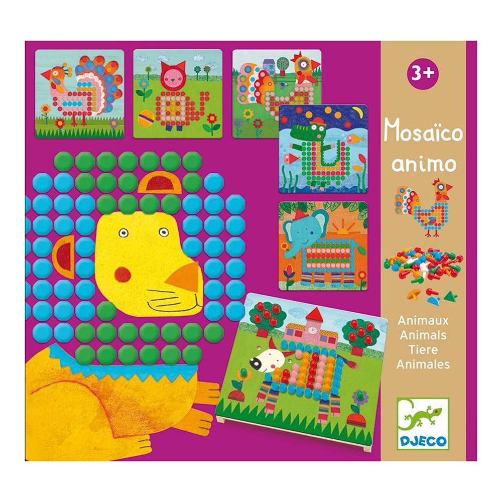 Djeco, Забавна мозайка, Животни
