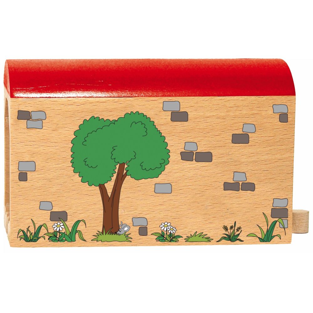 Woodyland, Тунел с дървена релса