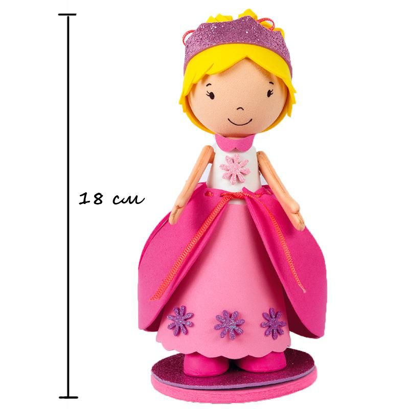 Направи сама кукла Принцеса, с три рокли