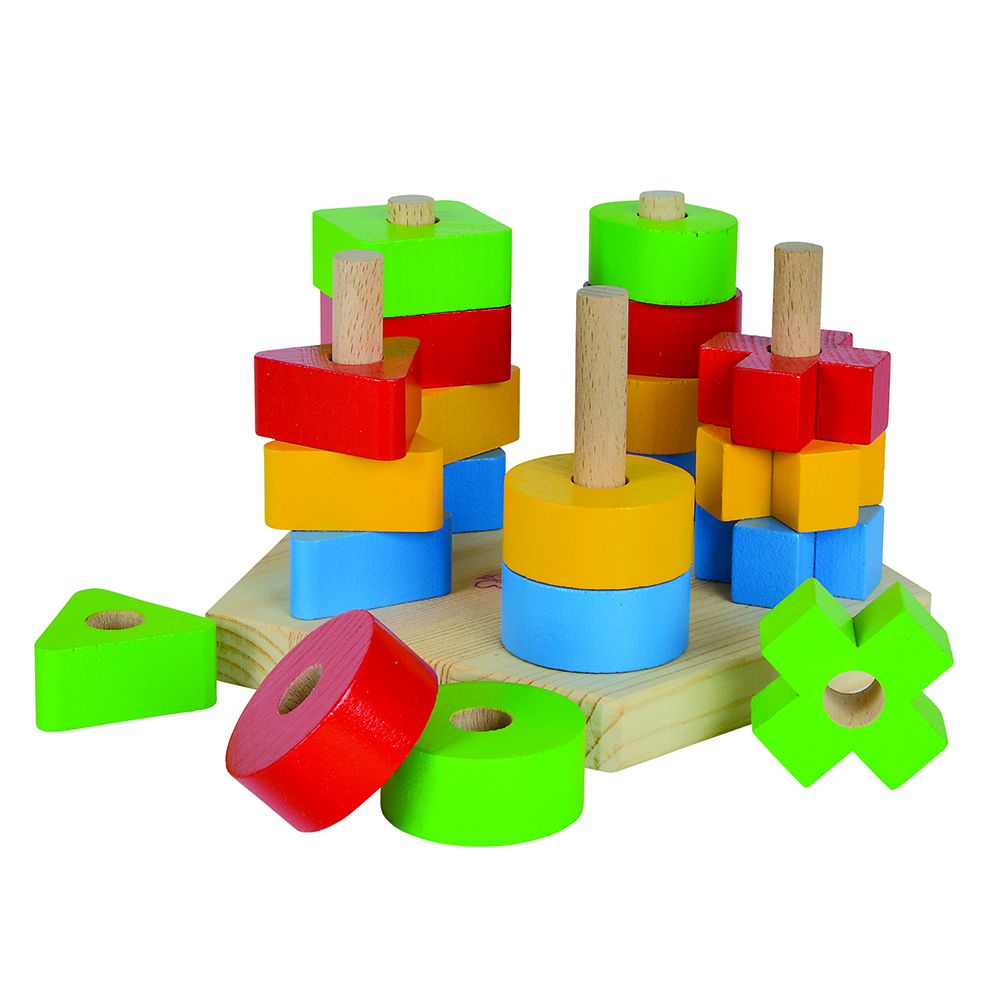 Eichhorn, Дървена низанка с различни форми и цветове