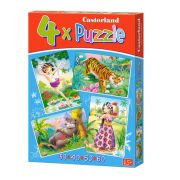 Книга за джунглата, пъзел с 30, 40, 50 и 60 части