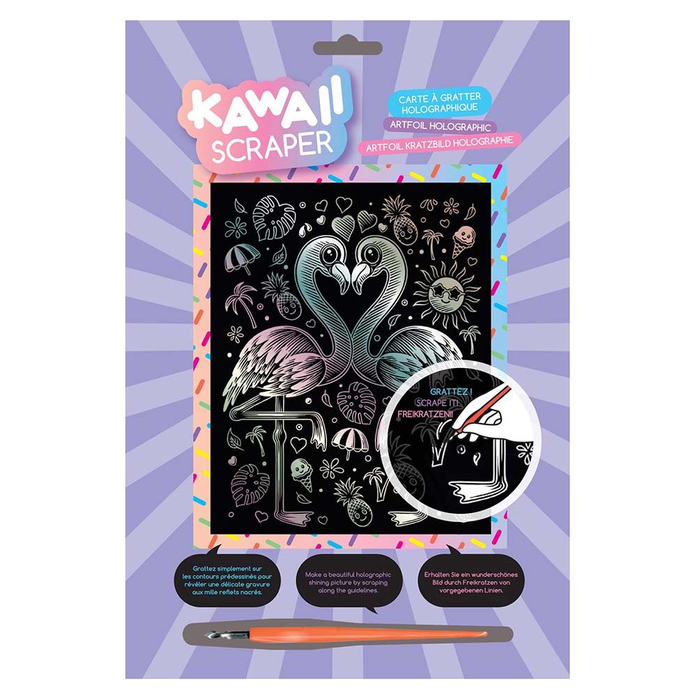 KSG crafts, Гравиране на холограмна основа, Фламинго