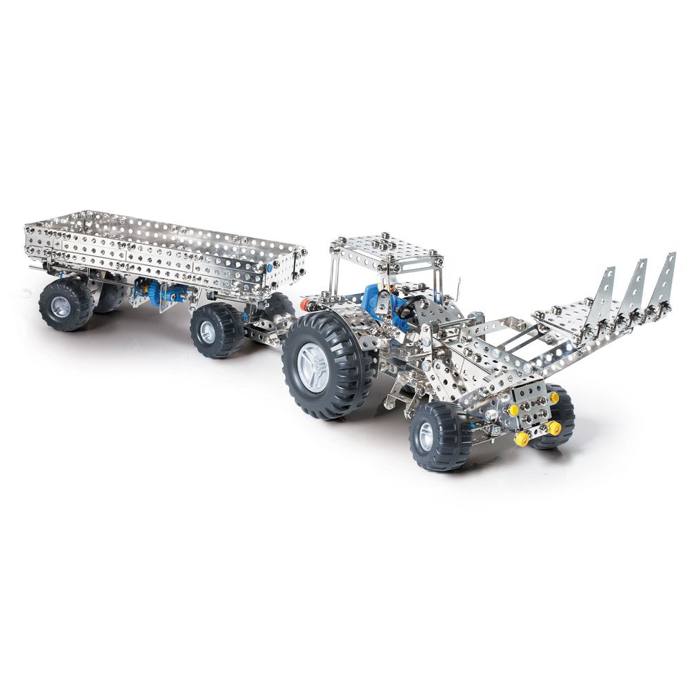 Метален конструктор, Комбайн/Трактор с ремарке, 1000 части, по поръчка