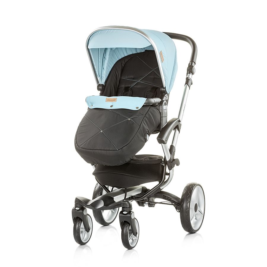 Комбинирана количка с твърд кош Ейнджъл 3 в 1, синя