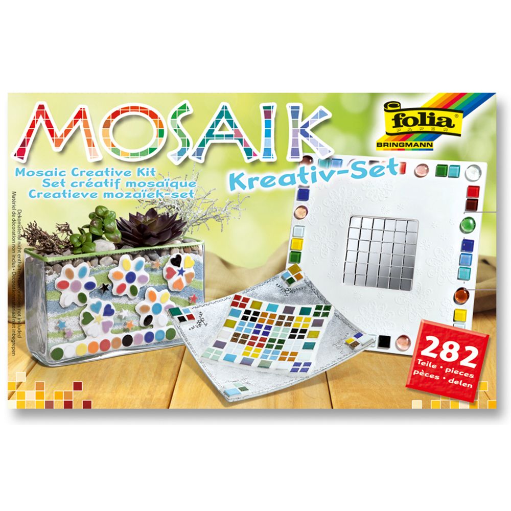 Folia Bringmann, Комплект за изработка на класическа керамична мозайка, 282 части