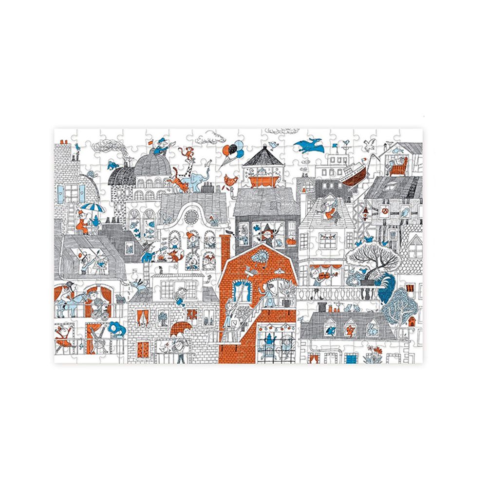 Moulin Roty, Пъзел, Веселият град, 208 части