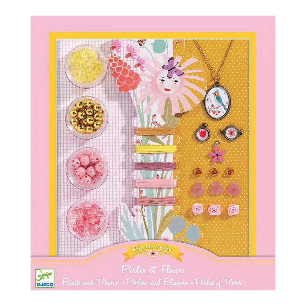 Djeco, Направи сама украшения с цветя и перли