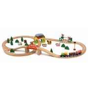 Дървено влакче с релси, Веселото влакче, 45 части