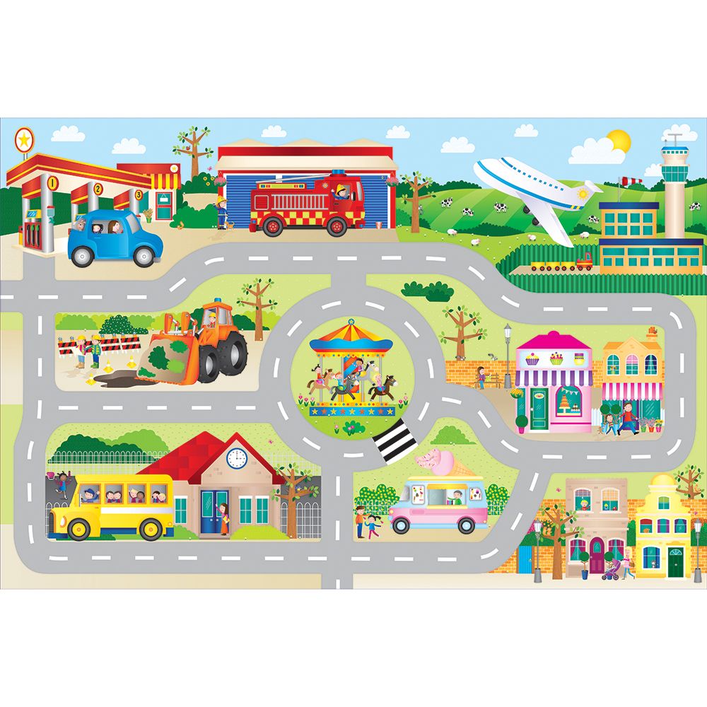 Galt Toys, Гигантски пъзел за под, Град