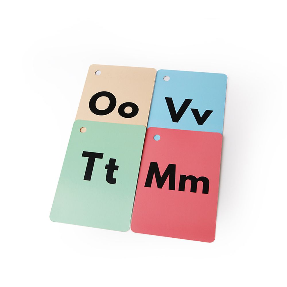 Флашкарти за деца, Аз уча английската азбука