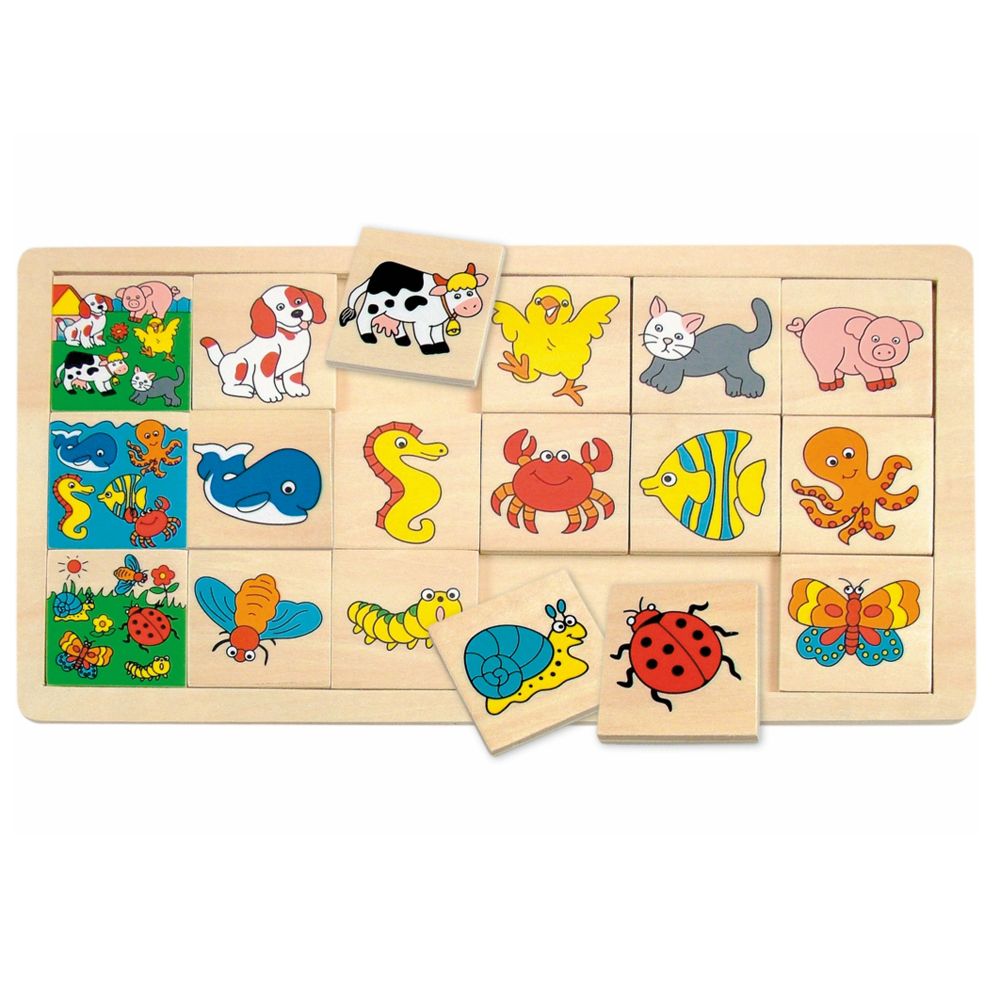 Woodyland, Дървена игра за асоциация, Хари