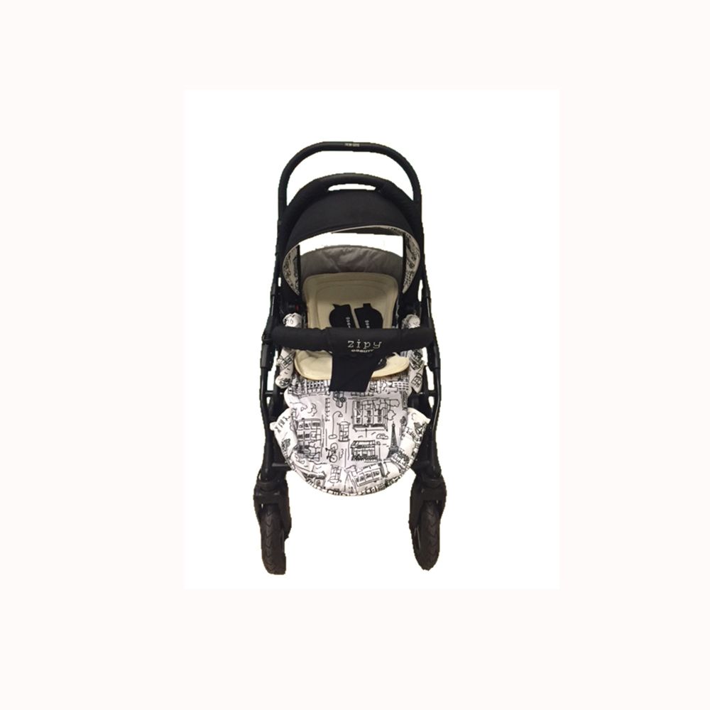 Комбинирана количка 2 в 1 Zipy Quality, бяла