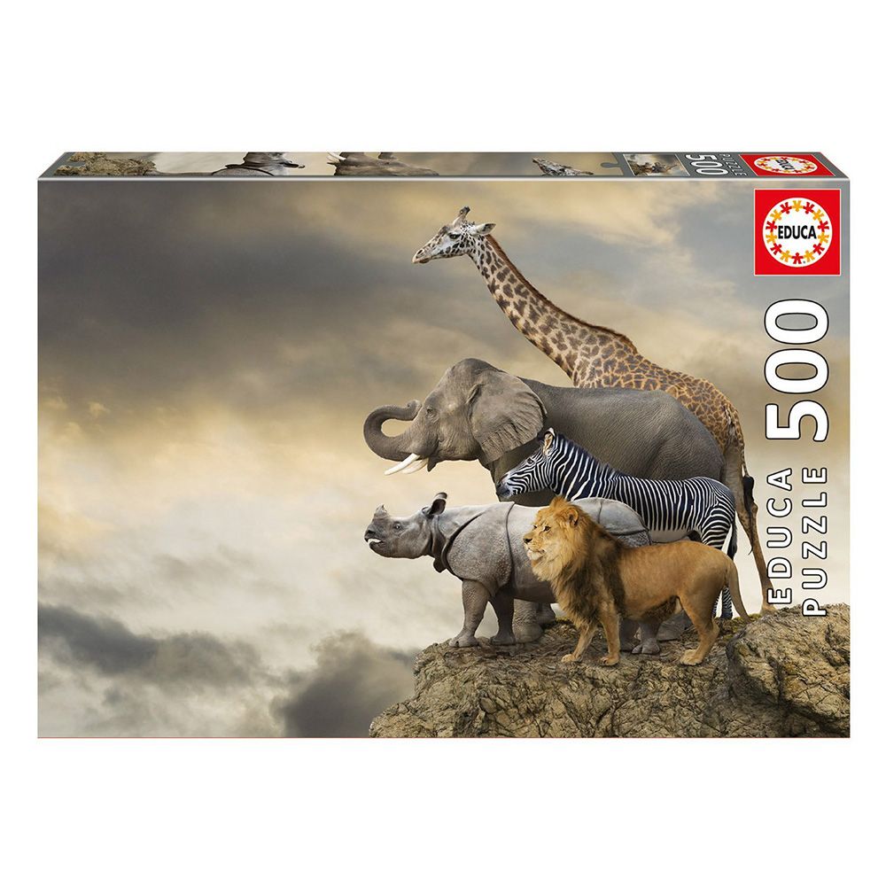 Educa, Животни на ръба на пропастта, пъзел с 500 части