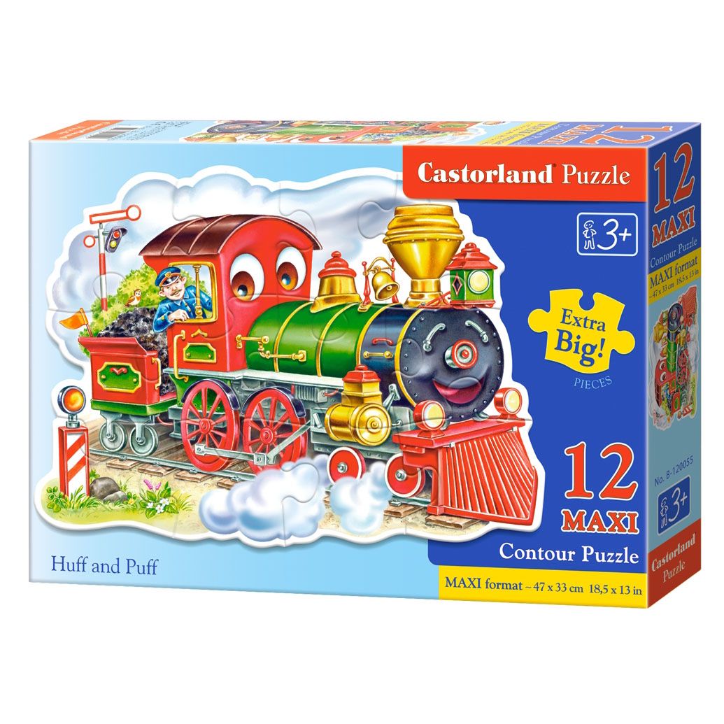 MAXI, Парен локомотив, пъзел 12 части, Castorland