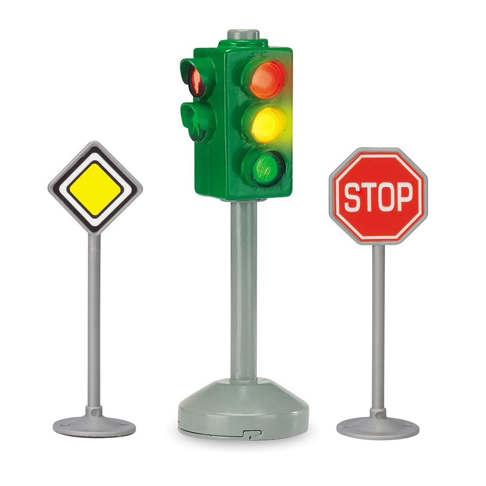 Dickie toys, Детски светофар с пътни знаци, 12 см