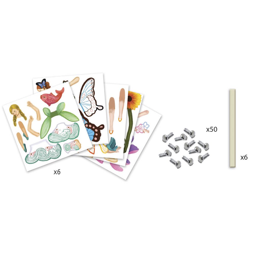 Направи сам хартиени кукли, Феи