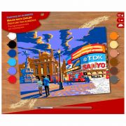 Рисуване по номера голям размер, Лондон Пикадили