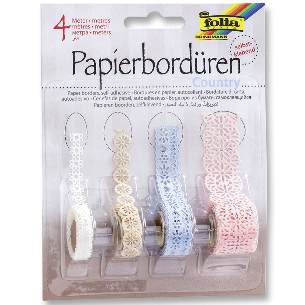 Folia Bringmann, Самозалепващи дантели, Country