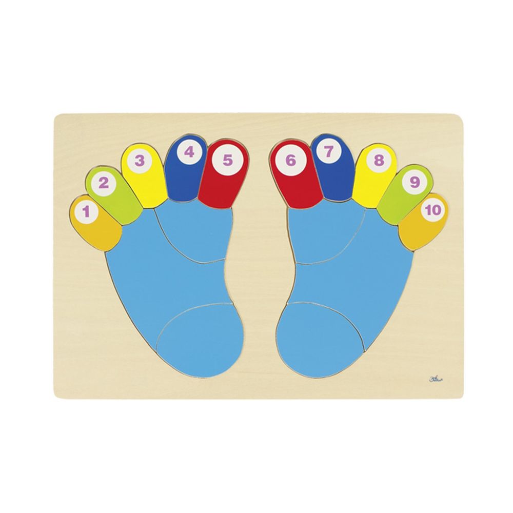 Goki, Дървен пъзел, Цифрите от 1 до 10