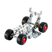 Метален конструктор, Silver, Превозни средства, Състезателна кола, 100 части