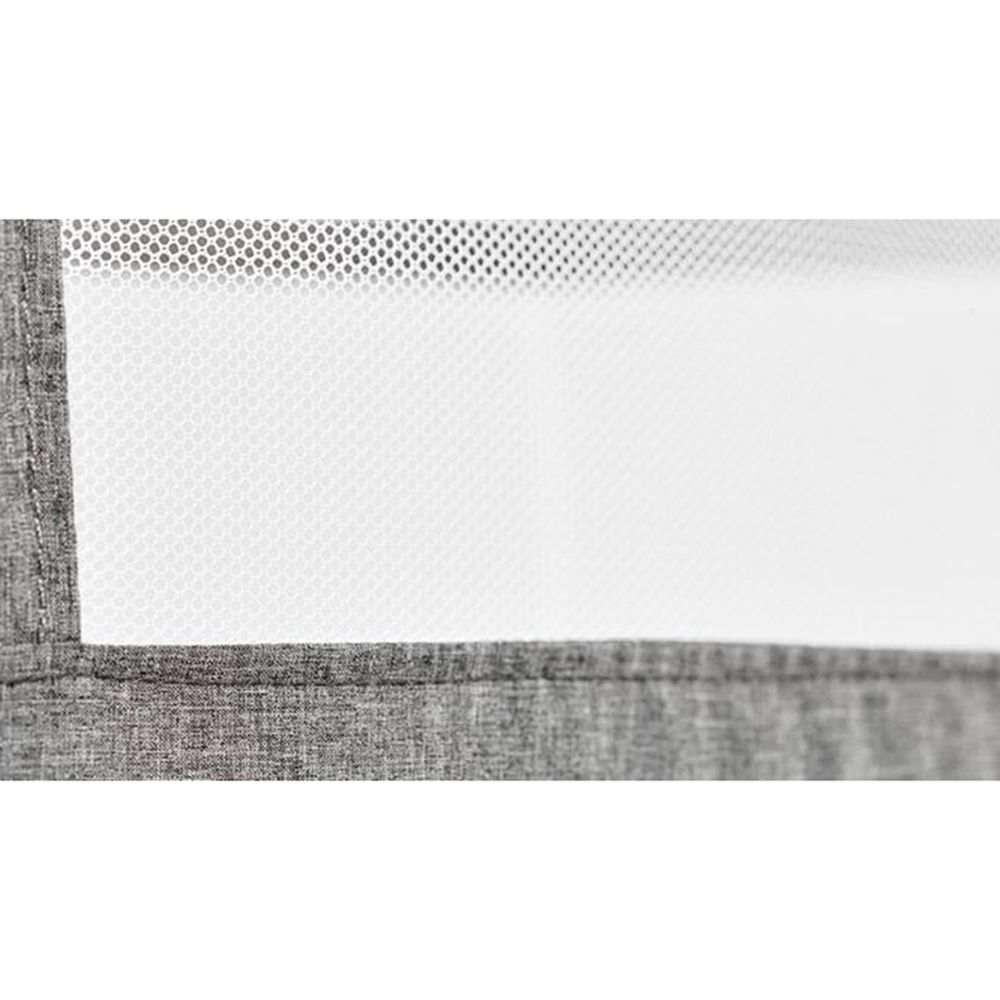 Бебешка кошара UNO, 2 в 1, сива