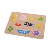 Дървен пъзел с дръжки, Какво има в морето