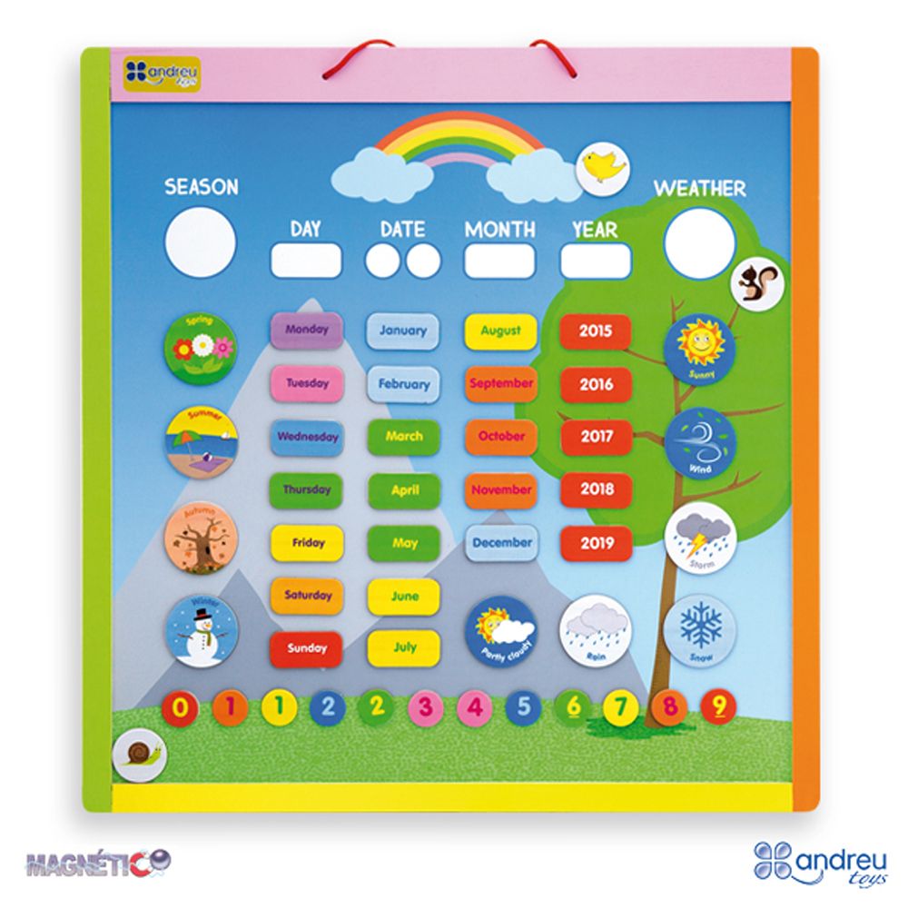 Andreu toys, Магнитен календар