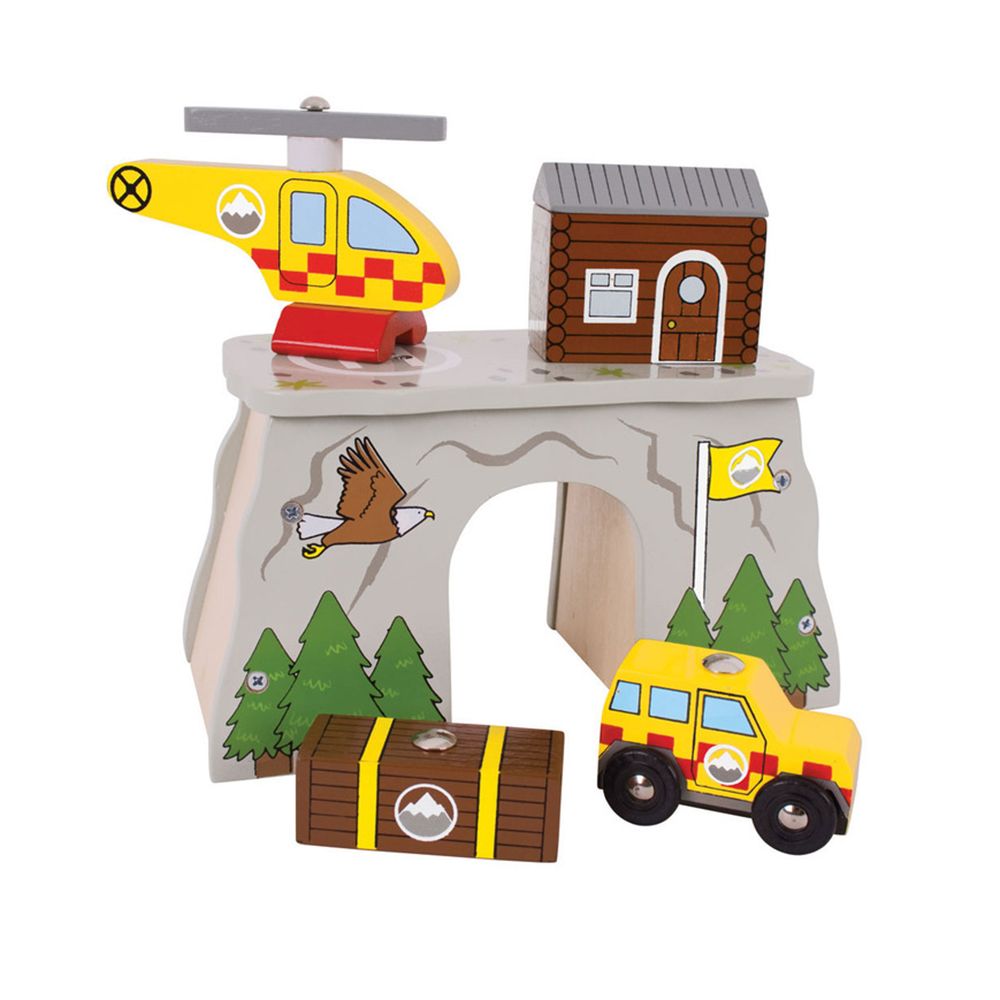 BIGJIGS, Дървен комплект за спасителни акции в планината