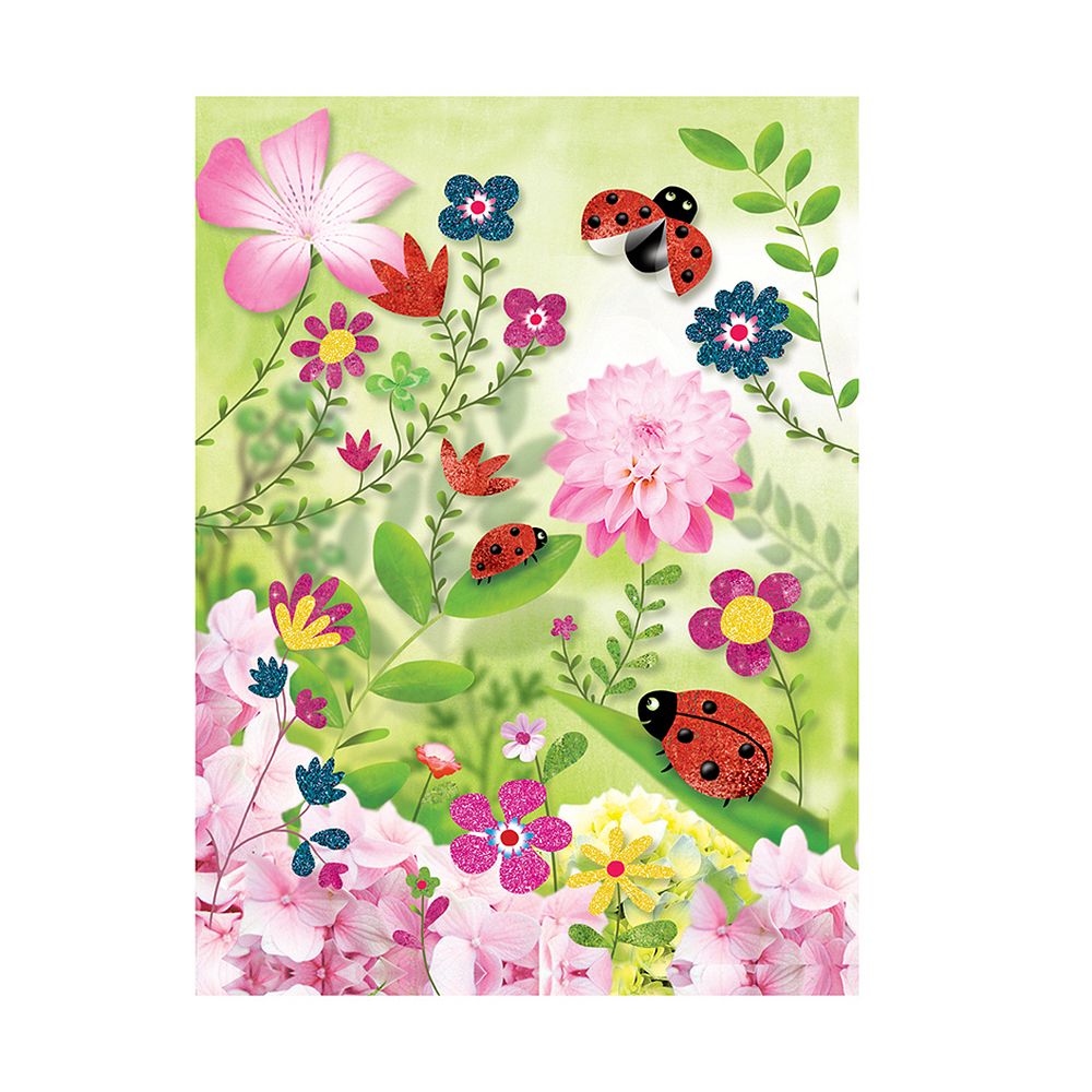 Комплект за рисуване с брокат, Пеперуди