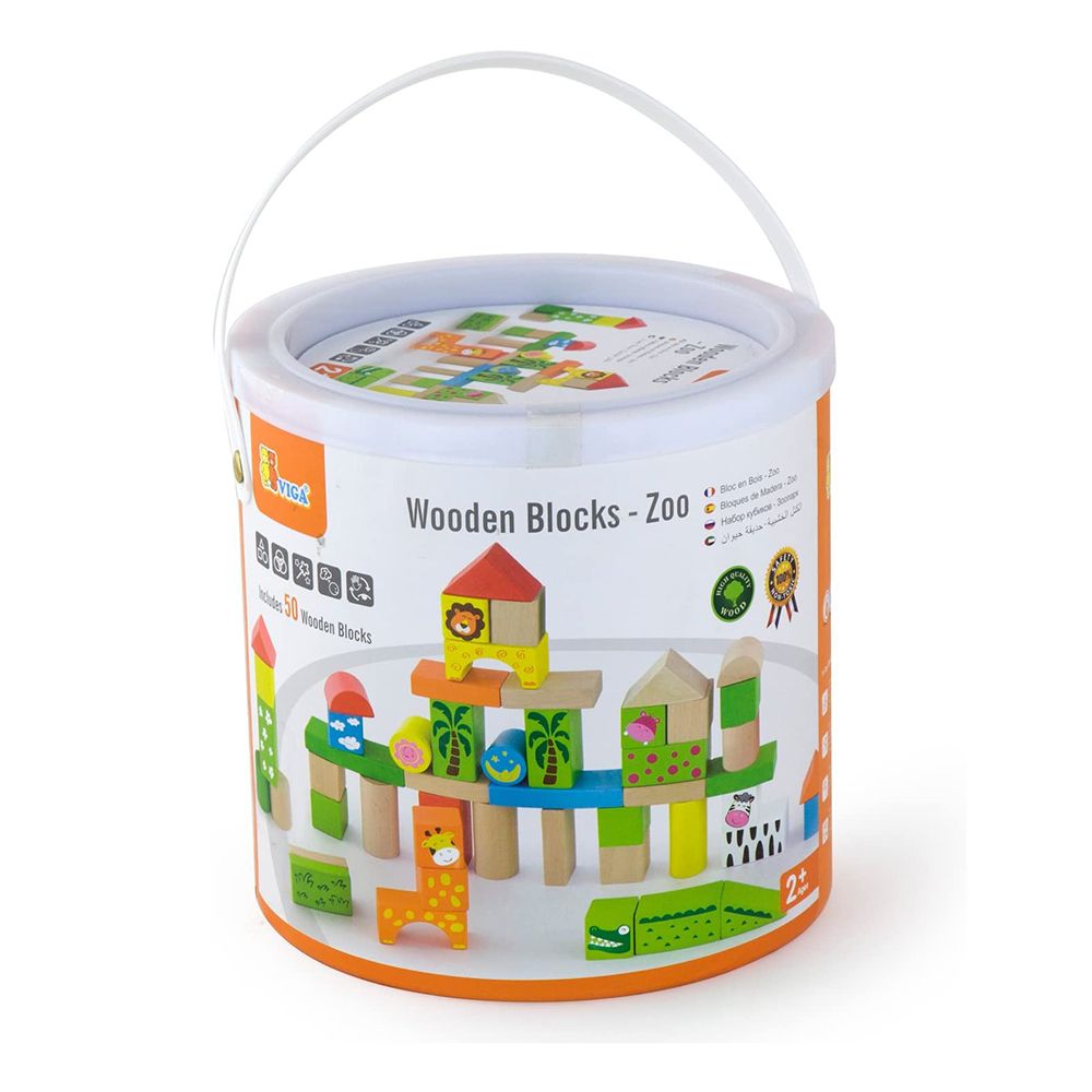 Дървен конструктор, Африка, 50 части