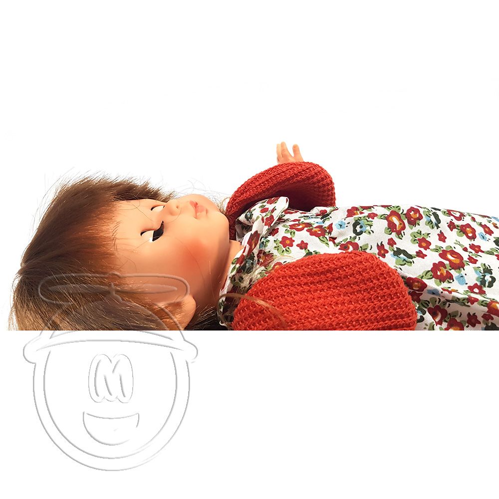 Кукла Рина с рокля на цветя, говори на български език